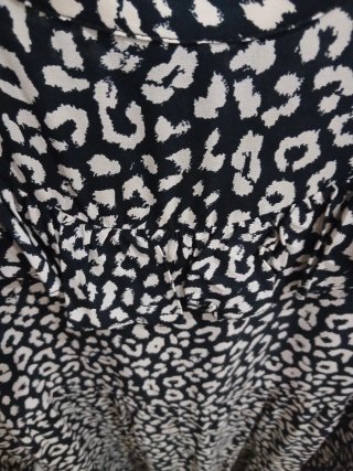 Vestido Zara Animal Print Talla M