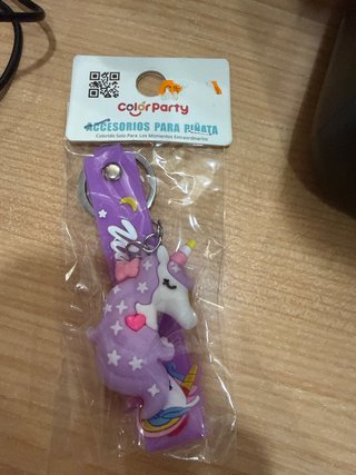 Llavero de unicornio Color Party