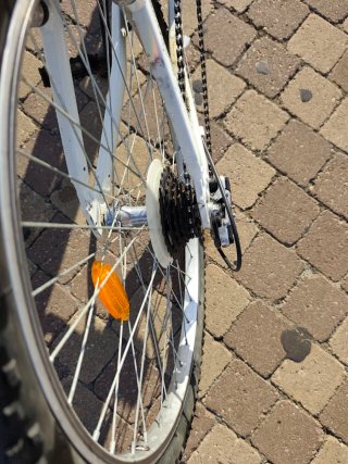 Bicicleta Junior Azul y Blanca