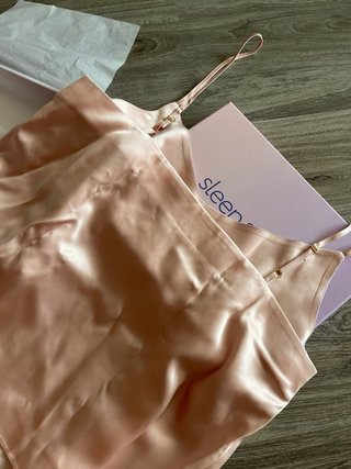 Camisón Seda Sleep & Glow Talla Única Rosa
