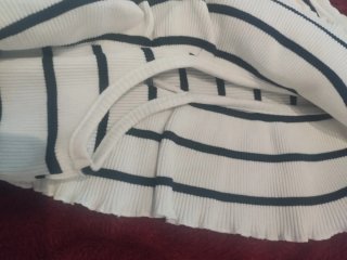 Jersey Lefties rayas manga volantes Talla M