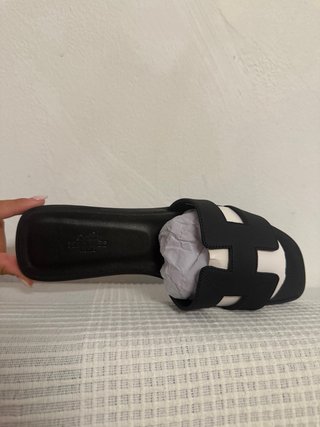 Sandalias Hermes H Negras