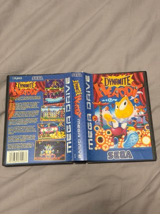 Dynamite Headdy Carátula Mega Drive