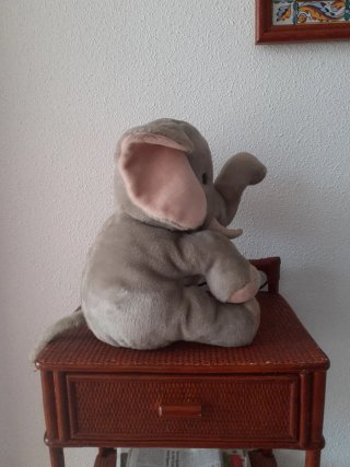 Peluche Elefante Gris