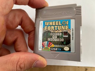 Wheel of Fortune Nintendo Game Boy Dmg-Wf-Usa-1 Or