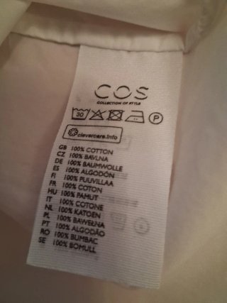 Camisa COS blanca manga corta
