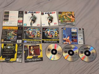 Lote 5 Juegos PS1: FIFA 97, Tarzán, Tomb Raider II