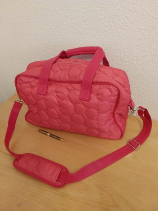 Bolso Carro Cambiador Tuctuc Rosa Pañalera