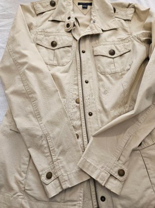 Parka Tommy Hilfiger Beige Mujer