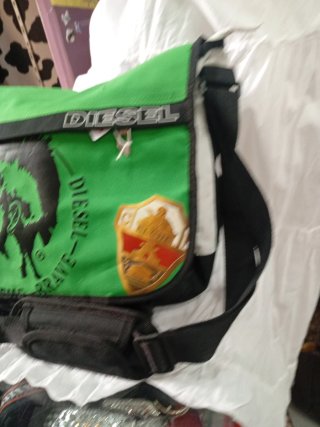 Bolso Diesel Verde y Negro