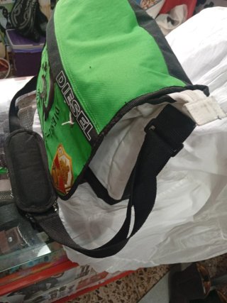 Bolso Diesel Verde y Negro