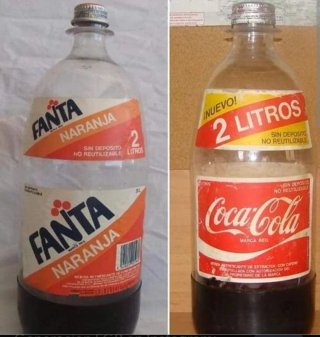 Bottiglie Coca-Cola anni '70-'80