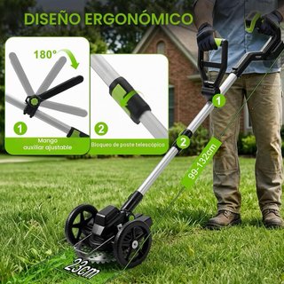 NUEVO! Desbrozadora 3 en 1 Maki 630W con Batería
