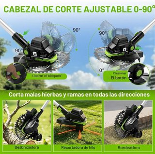NUEVO! Desbrozadora 3 en 1 Maki 630W con Batería