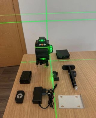 Nivel Láser 16 Líneas 360º + 2 Baterías