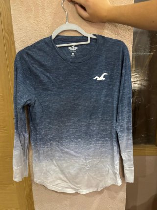Camiseta Hollister Talla XS 100% Algodón