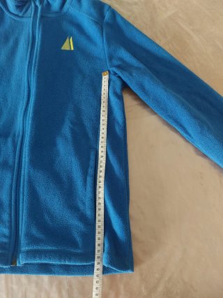 Forro polar infantil azul y verde