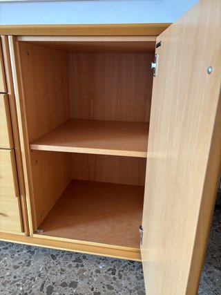 Mueble cajonera de madera