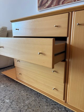Mueble cajonera de madera