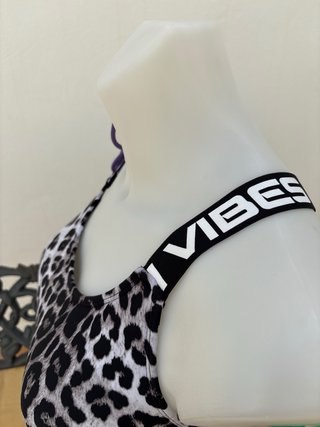 Bañador estampado leopardo