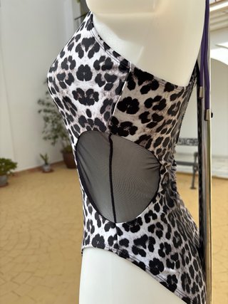 Bañador estampado leopardo