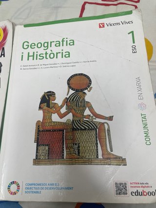 Libros 1 ESO castellano/catalan/geografia