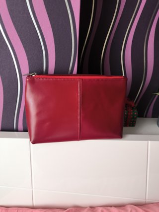 Bolso de mano/ Pertegaz/color Guinda