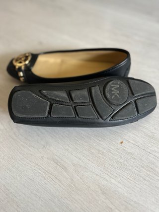 Zapatos Planos Michael Kors Mujer Negro/Dorado