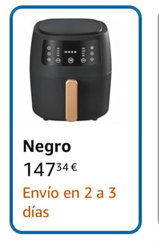 Freidora de Aire 6L Nueva