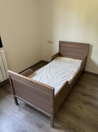 Cama infantil de madera 70x160