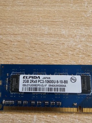 Memoria RAM Elpida 2GB DDR3