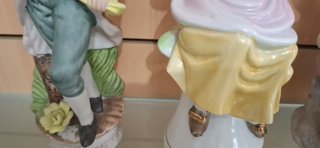 4 statuette porcellana vintage