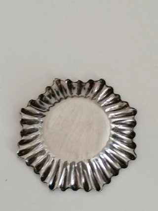 Bandejita de plata 8 cm