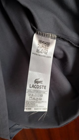 Camiseta Lacoste gris