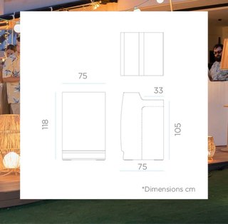 Barra de bar iluminada RGB – Interior y exterior