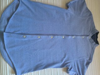 Camisa Zara Slim Fit Azul S