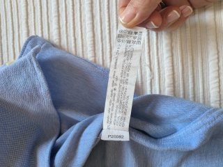 Camisa Zara Slim Fit Azul S