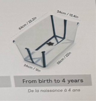 Bañera Bebé Stokke Flexi Bath + Soporte Recién Nac