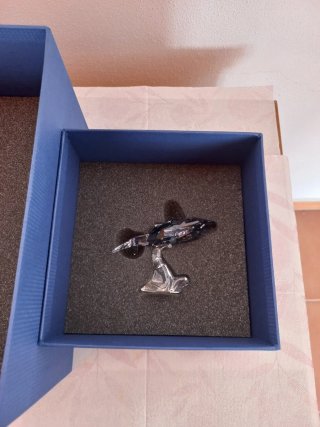 Set di due figure di cristallo Swarovski Ballena Paikea e Ballena Piccola SCS