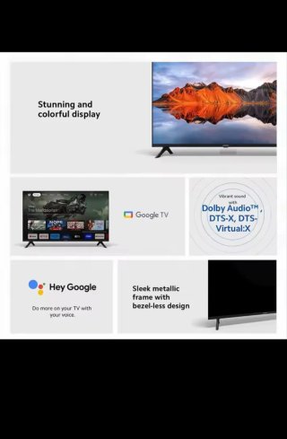 Xiaomi TV 32" Smart TV - Google TV