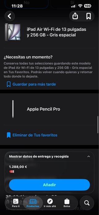 iPad air 13 + Apple Pencil  pro+ Funda Teclado