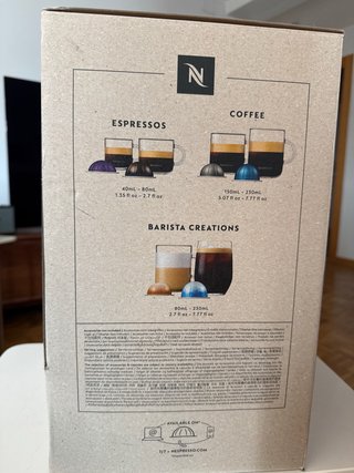 Cafetera Nespresso Vertuo Plus Krups