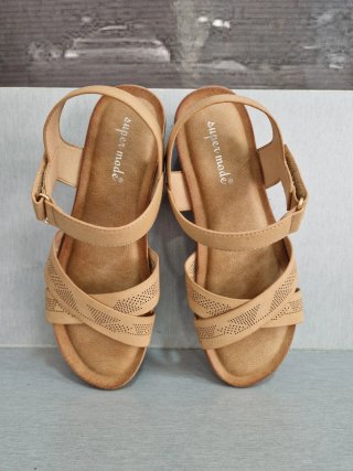 Sandalias Beige Tallas 36 a la 41 nuevas