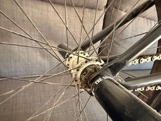 Bicicleta BMX negra