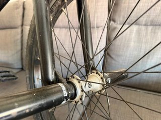 Bicicleta BMX negra