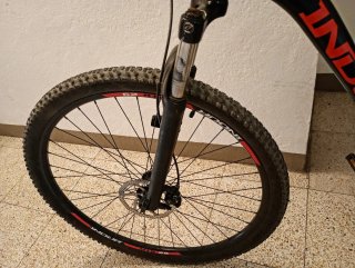 Bicicleta Montaña 29er INDUR Negra/Roja