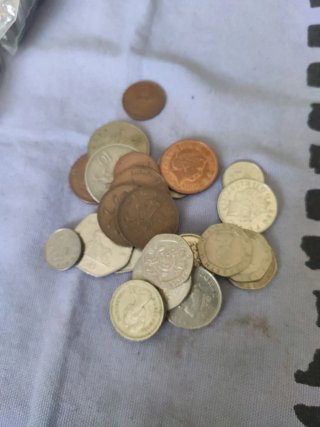 Lote 24 monedas Reino Unido.