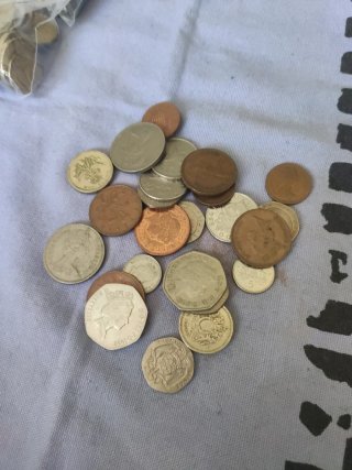 Lote 24 monedas Reino Unido.