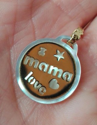 Colgante Tous Mama Oro Nácar