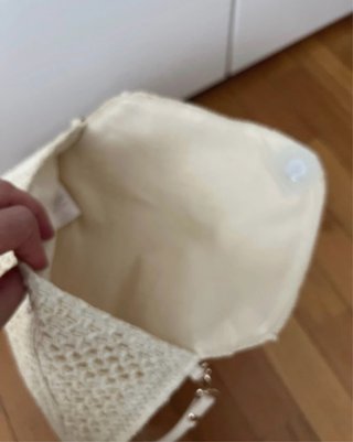 Borsa tracolla COCONUDA rafia beige nuova